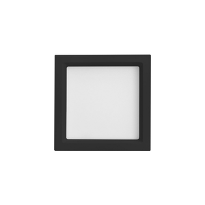 Painel LED De Embutir Quadrada Recuada Bivolt 25W 1760 Lúmens 30x30cm Jet Black Saveenergy