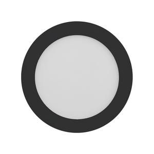 Painel LED De Sobrepor Redonda Bivolt 20W 1350 Lúmens Jet Black Saveenergy