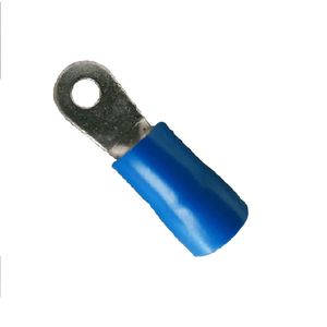 Terminal Anel Isolado 1,5-2,5Mm M3 Azul Embalagem Com 100 Peças Eletrokit