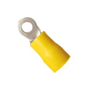 Terminal Anel Isolado 4,0-6,0Mm M5 Amarelo Embalagem Com 100 Peças Eletrokit