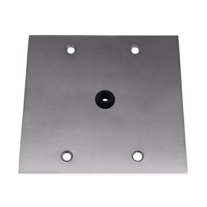 Placa Piso Furo Para Cabo 4X4 Inox Stamplac