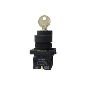 Comutador 3 Posições 22Mm Hb2-Eg73 2Na Com Chave Plástico Com Retor Bhs