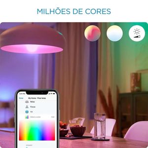 Lâmpada LED Bulbo E-27 127V 8,8W Rgb Com Wi-Fi Wiz Philips