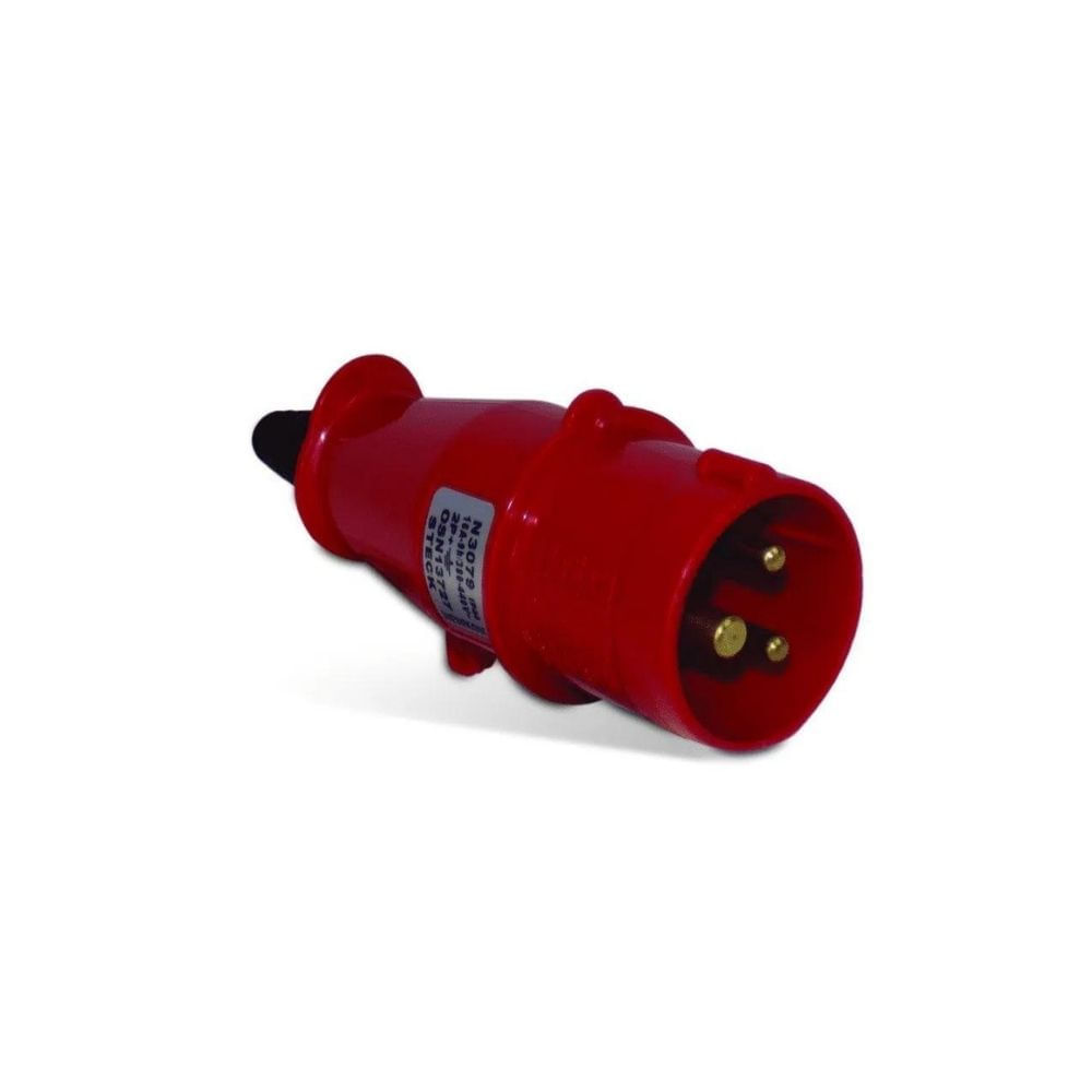 Plug 2P+T 16A 380/440V 9H Vermelho Newkon N3079 Steck| ANDRA