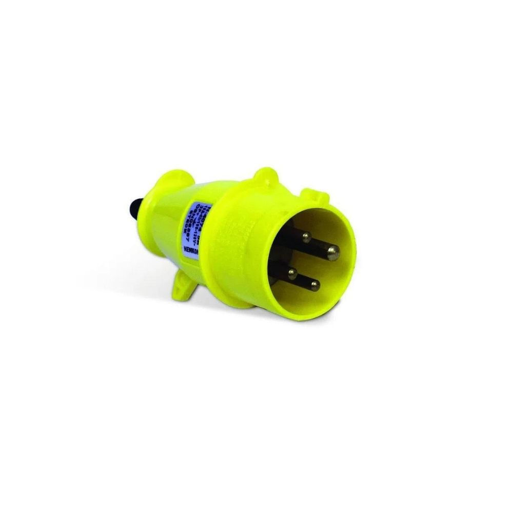 Plug 3P+T 16A 110/130V N-4074 Amarelo 4H Newkon Steck| ANDRA