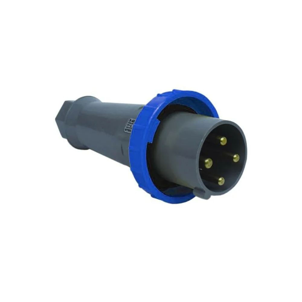 Plug Macho 3P+T+N 63A 220/240V 9H Azul IP67 Newkon Steck| ANDRA
