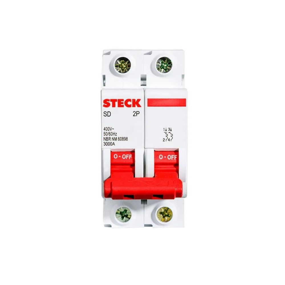 Disjuntor 2P 25A C 3Ka 230V Sdd62C25 Steck | ANDRA