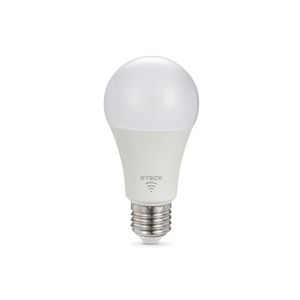 Lampada Led Bulbo E-27 7W Bivolt Rgb 470 Lúmens Smart Smarteck Steck