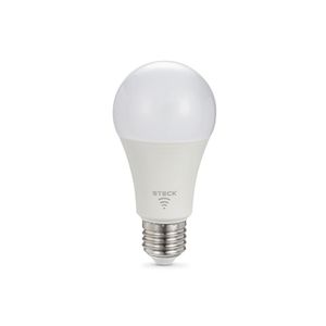 Lampada Led Bulbo E-27 12W Bivolt Rgb 1050 Lúmens Smart Steck