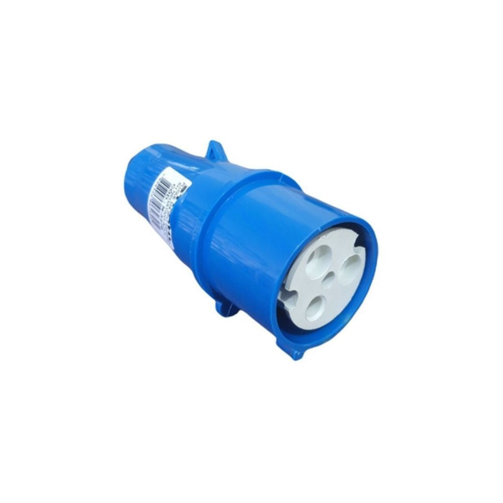 Plug Macho Negativo 2P+T 32A 220/240V 6H Azul Steck| ANDRA