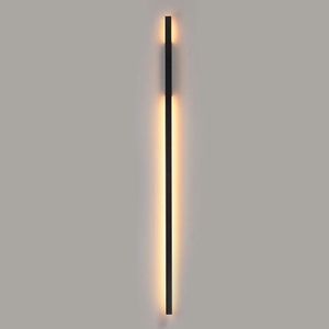 Arandela Led 32W 3000K Luz Amarela Preto Fit Newline
