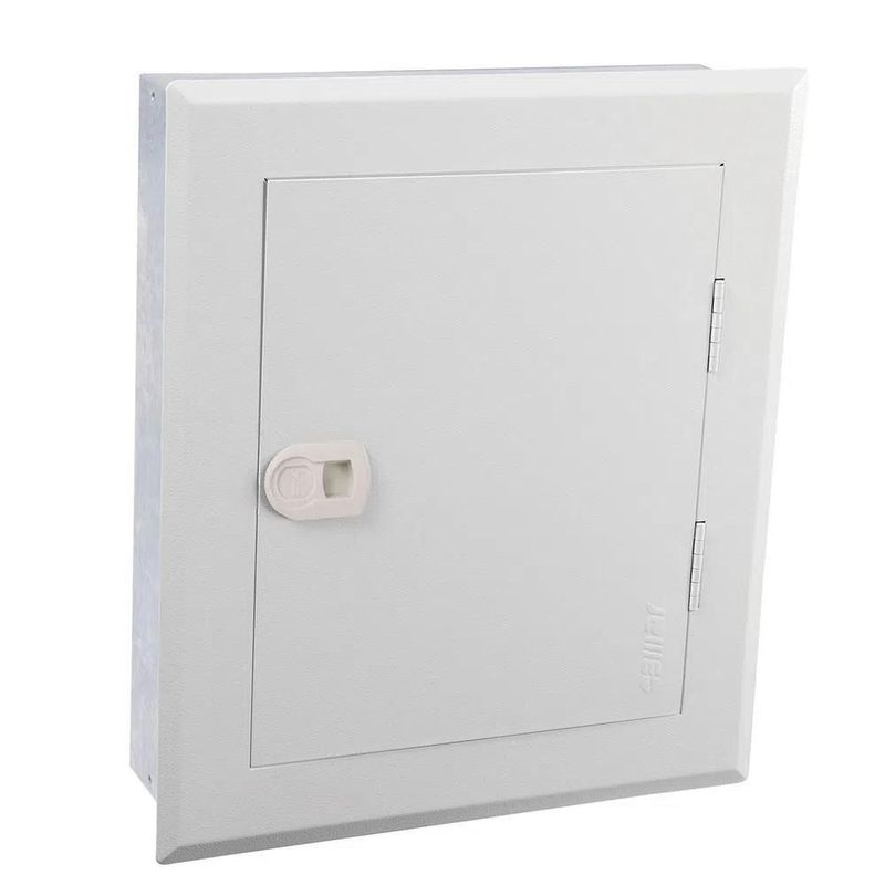 Quadro De Embutir Sem Barramento Para 28 Disjuntores 100a Branco Universal Cemar Andra 0530