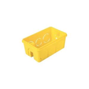 Caixa Pvc Embutir 4X2 Amarelo Tramontina