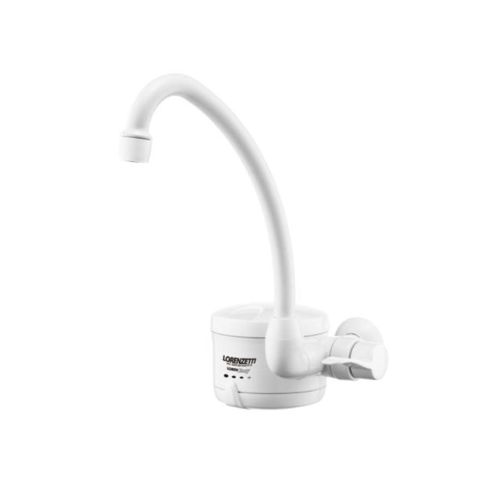 Torneira Elétrica de Parede Easy 4800W 127V Branco Lorenzetti| ANDRA