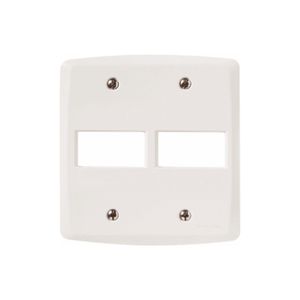 Placa 4X4 Para 2 Módulos Horizontal Branco Lux2 Tramontina