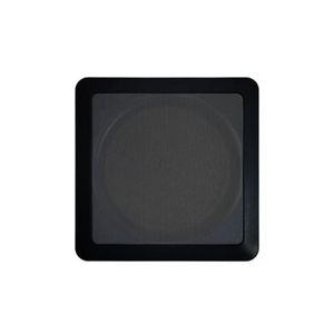 Arandela Som De Embutir Quadrado Preto 80W Aq6 Natts