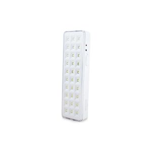 Luminaria De Emergência 30 Leds Autônoma Litio Super Slim Segurimax