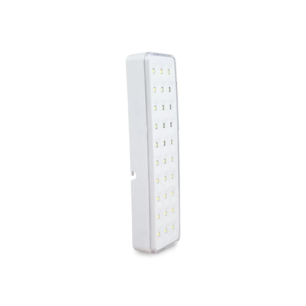Luminaria De Emergência 30 Leds Autônoma Litio Super Slim Segurimax| ANDRA