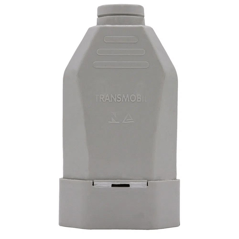 Plug 2P+T 10A 250V Pb Fêmea Cinza Transmóbil| ANDRA Plug 2P+T 10A 250V Pb Fêmea Cinza Transmóbil| ANDRA