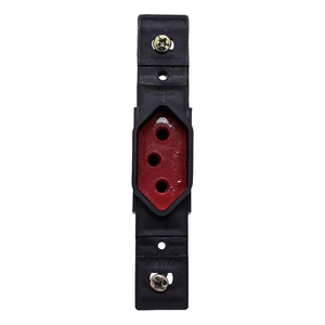 Módulo Tomada 2P+T 10A 250V Pb Vermelho Losango Transmóbil