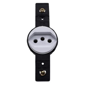 Módulo Tomada 2P+T 20A 250V Pb Face Branco Preto Transmóbil