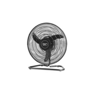 Ventilador Oscilante Mesa 50Cm Bivolt 140W Preto 3 Pás Com Grade Tron Bivolt