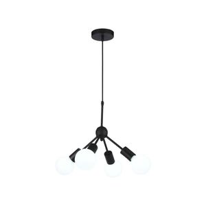 Pendente 4XE-27 Metal Preto Quality
