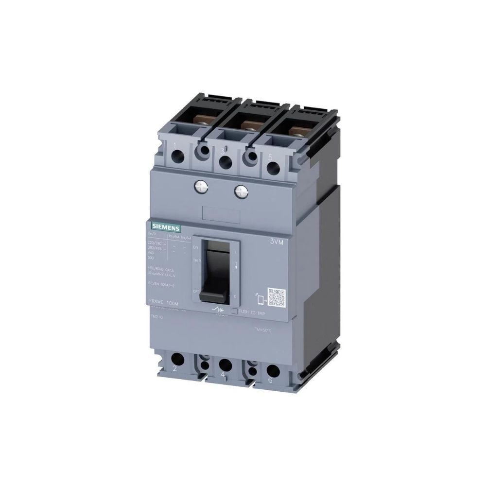 Disjuntor 3P 100A 16Ka Tm210 Ftfm 3Vm1010-2Ed32-0Aa0 Siemens| ANDRA