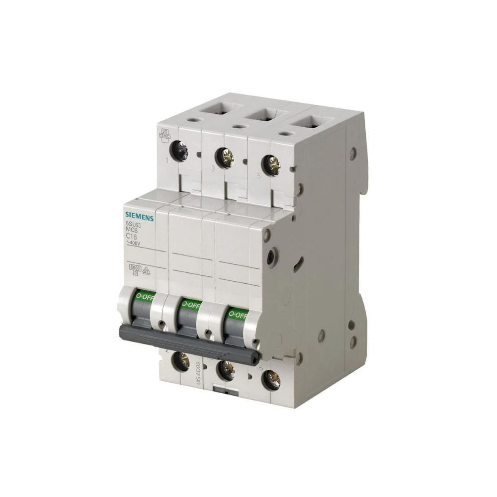 Disjuntor 3P 1A C 6Ka 230V 5SL63017 Siemens