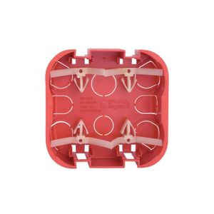 Caixa Pvc Embutir 4X4 Vermelho Dry Wall Pial