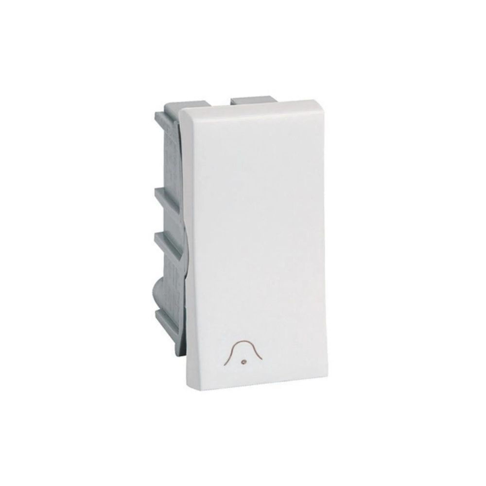 Módulo Pulsador Campainha Branco Borne Automático Para Plus Pial