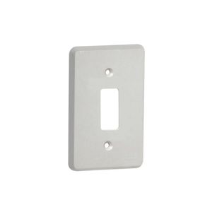 Placa 4X2 Para 1 Módulo Interruptor Cinza Silentoque Pial