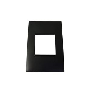 Placa 4X2 Para 2 Módulos Preto Pial Plus+