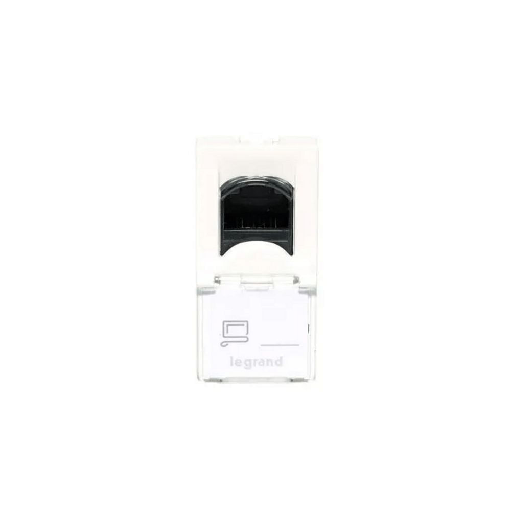 Módulo Tomada Informática Rj45 Cat6E Branco 1 Módulo Arteor Pial Legrand