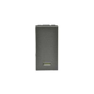 Módulo 1 Interruptor Simples 16A 250V Magnésio Arteor Com Indicador Pial Legrand