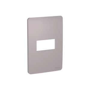 Placa 4X2 Para 1 Módulo S730101224 Axis Grey Orion Schneider
