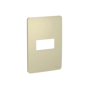 Placa 4X2 Para 1 Módulo S730101234 Horizon Gold Orion Schneider