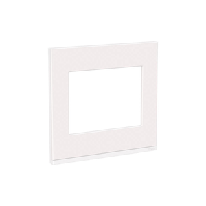 Placa 4X4 Para 6 Módulos Com Suporte Branco E Branco Fenix Orion Schneider