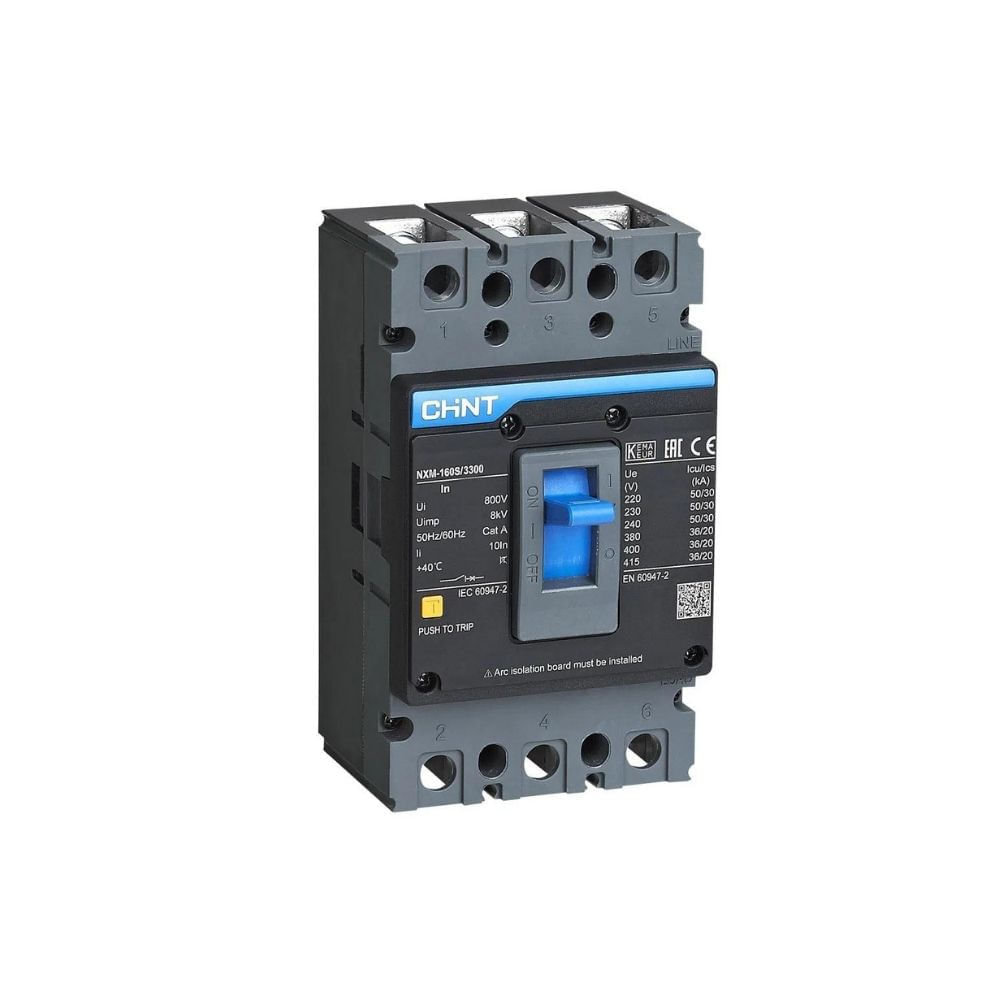 Disjuntor 3P 160A Classe C 50Ka 220V Nxm-160S3300160 CHINT| ANDRA