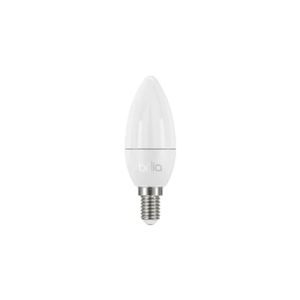 Lâmpada LED Vela E-14 Bivolt 3W 2700K Branco Quente 210 Lúmens Leitosa Brilia