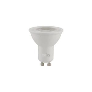 Lâmpada LED Dicróica GU10 127V 7W 2700K Branco Quente 525 Lúmens 38 Graus Dimerizável Brilia