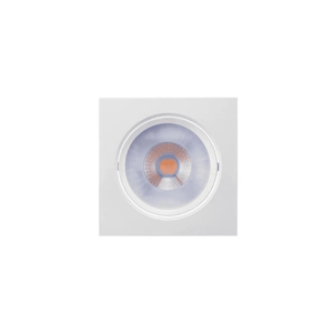 Spot de Embutir Quadrado com Lâmpada PAR30 12W 6500K Branco Frio 950 Lúmens Branco Brilia