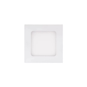 Luminária Embutir LED Quadrada 6W 4000K Luz Neutra 360 Lúmens Branco 12X12Cm Brilia