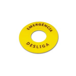 Etiqueta Emergência Para Botão D60Mm Np2-By9101 CHINT