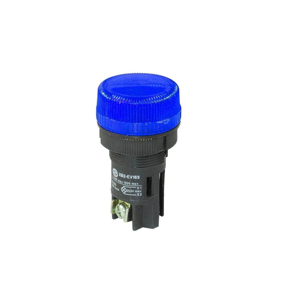 Sinaleiro Redondo 22Mm Led 220V Azul Gnp2-Ev166 CHINT