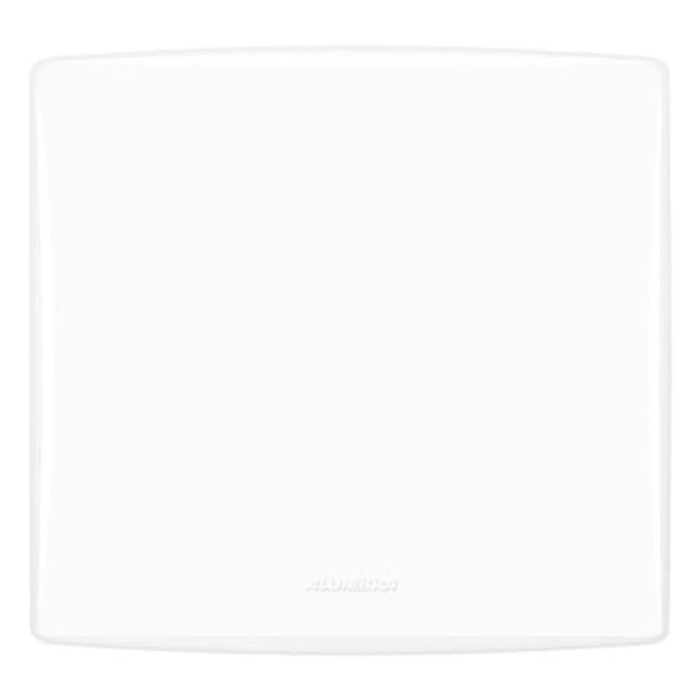 Placa Cega 4x4 com Suporte Branca Biancopro