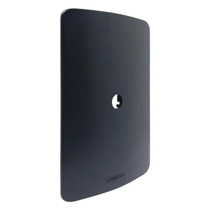 Placa 4x2 Saída Fio+Suporte Black Piano Gracia Maxx Alumbra