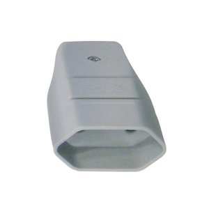 Plug 2P 10A 250V Pb Fêmea Cinza Alumbra