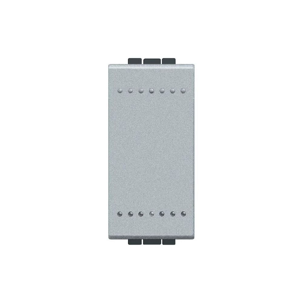 Pulsador Campainha Minuteria 1 Módulo Tech Prata Living Light Bticino