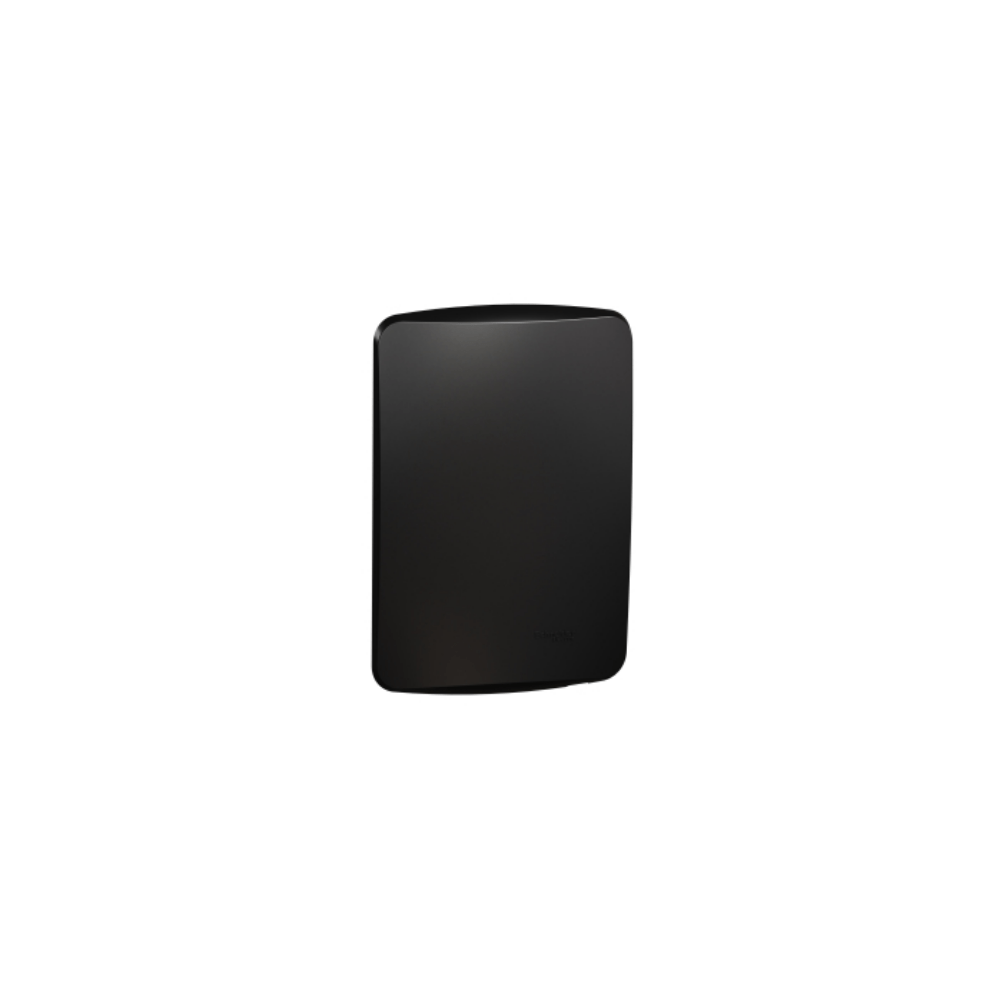 Placa 4X2 Cega Com Suporte Preto Miluz S3B77104 Schneider
